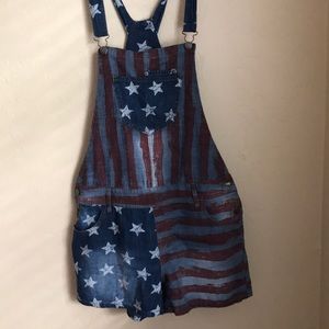 SUPER cute USA overalls